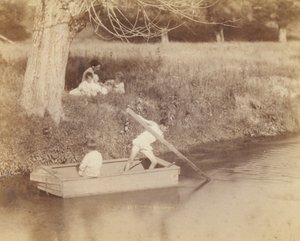 Due Ragazzi che Giocano al Torrente da Thomas Eakins