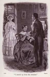 Illustrazione per La donna in bianco di Wilkie Collins (litografia) da Thomas Eyre Macklin