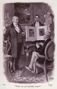 Illustrazione per La donna in bianco di Wilkie Collins (litografia) da Thomas Eyre Macklin
