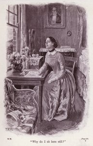 Illustrazione per La donna in bianco di Wilkie Collins da Thomas Eyre Macklin