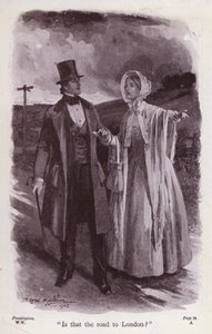 Illustrazione per La Donna in Bianco di Wilkie Collins da Thomas Eyre Macklin