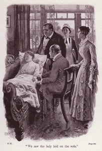 Illustrazione per La Donna in Bianco di Wilkie Collins