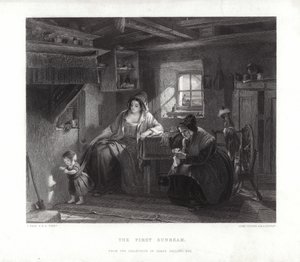 Il primo raggio di sole da Thomas Faed