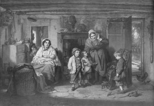 Il bambino senza madre, c1893, 1911 da Thomas Faed