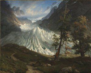 Il ghiacciaio di Grindelwald da Thomas Fearnley
