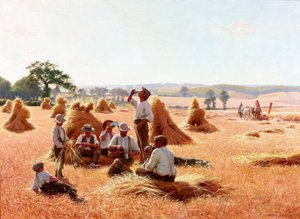 Contadini a riposo, 1898 da Thomas Frederick Mason Sheard
