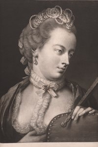 Signora elegantemente vestita da Thomas Frye