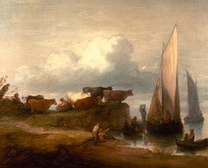 Un paesaggio costiero da Thomas Gainsborough