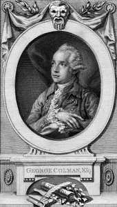 George Colman il Vecchio, inciso da John Hall da Thomas Gainsborough