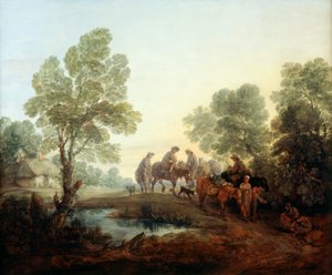 Andare al mercato, c.1770 da Thomas Gainsborough