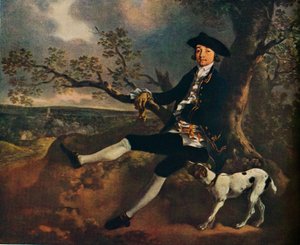 Ritratto di John Plampin di Thomas Gainsborough, 1752-1755, 1936 da Thomas Gainsborough