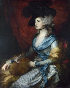 Ritratto di Sarah Siddons (1755-1831) (dettaglio) da Thomas Gainsborough
