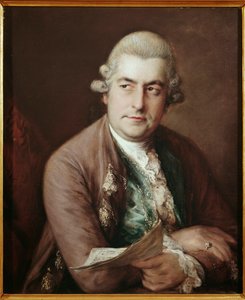 Ritratto del compositore tedesco Johan Christian Bach