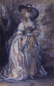 Studio di una signora da Thomas Gainsborough