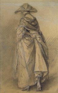 Studio di una donna vista di schiena, metà XVIII secolo da Thomas Gainsborough
