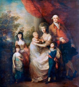 La famiglia Baillie, c1784 da Thomas Gainsborough