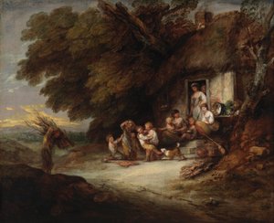 La porta del cottage da Thomas Gainsborough