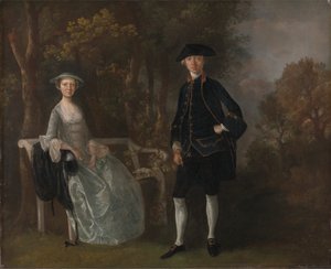 Lady Lloyd e suo figlio, Richard Savage Lloyd, di Hintlesham Hall, Suffolk da Thomas Gainsborough RA