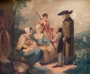La porta del cottage, c1791