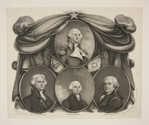 (Washington) Thomas Jefferson. - James Madison. - John Adams da Thomas Gimbrede