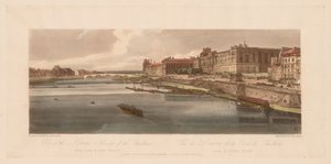 Una selezione di venti delle vedute più pittoresche di Parigi: Vista del Louvre e del ponte delle Tuileries vista dal Pont Neuf