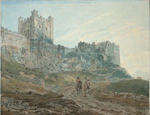Castello di Bamburgh Bamborough, Northumberland, 1792-1794 da Thomas Girtin