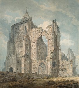 Abbazia di Crowland, Lincolnshire, c1793 da Thomas Girtin