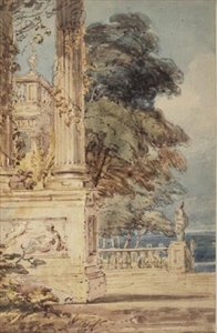 Terrazza del giardino da Thomas Girtin