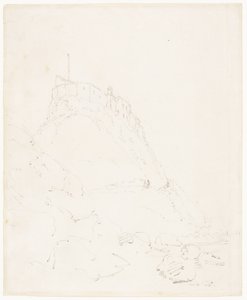 Castello di Holy Island, Durham da Thomas Girtin