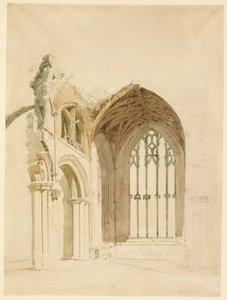 Abbazia di Melrose: la finestra orientale da Thomas Girtin