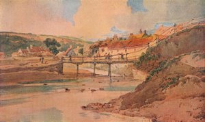 Il vecchio ponte di legno, ca 1800