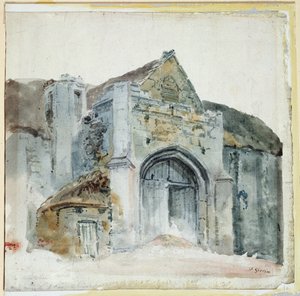 Il granaio della decima, Abbotsbury da Thomas Girtin