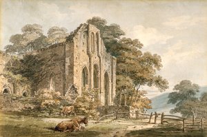 Abbazia di Valle Crucis, Denbighshire, Galles del Nord da Thomas Girtin