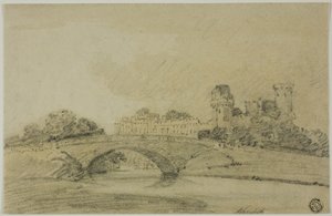 Castello di Warwick da Thomas Girtin