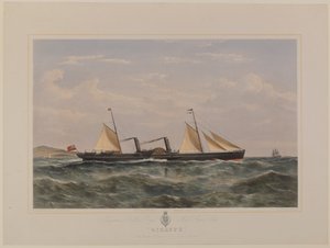 Glasgow e Belfast Royal Mail Steam Ship 