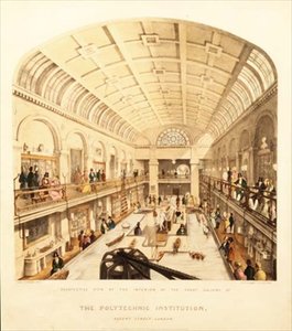 Veduta interna della Grande Galleria presso l