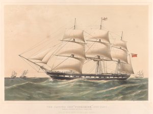 La Nave Clipper Yorkshire 1100 Ton, c.1857-60