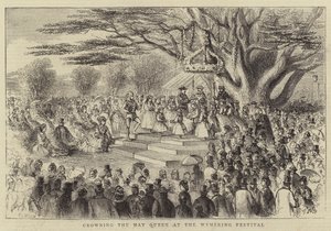 Incoronazione della Regina di Maggio al Festival di Wymering da Thomas Harrington Wilson
