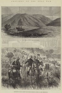 Schizzi della guerra Zulu da Thomas Harrington Wilson