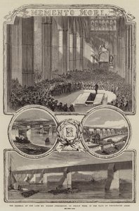 Il funerale del defunto signor Robert Stephenson, venerdì scorso, nella navata dell