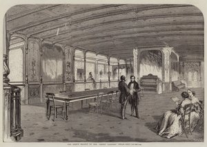 Il Grande Salone della Grande Nave a Vapore Orientale da Thomas Harrington Wilson
