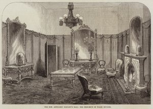 Il ballo della Honourable Artillery Company, il boudoir della Principessa del Galles da Thomas Harrington Wilson