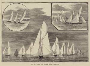 Le Regate dei Royal Thames e New Thames Yacht Clubs da Thomas Harrington Wilson