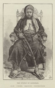 Il Sultano di Zanzibar, ora sotto protezione britannica da Thomas Harrington Wilson