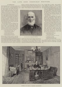 Il defunto John Greenleaf Whittier da Thomas Harrington Wilson