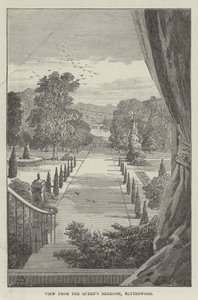 Vista dalla camera della regina, Blythswood da Thomas Harrington Wilson