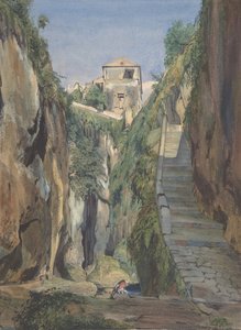 Una valle a Sorrento, metà del 19° secolo