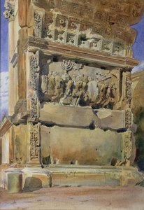 Arco di Tito, Roma, 1842