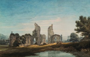 Abbazia di Glastonbury, 1795 da Thomas Hearne