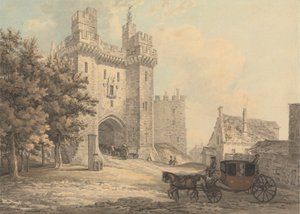 Il portale del castello di Lancaster da Thomas Hearne